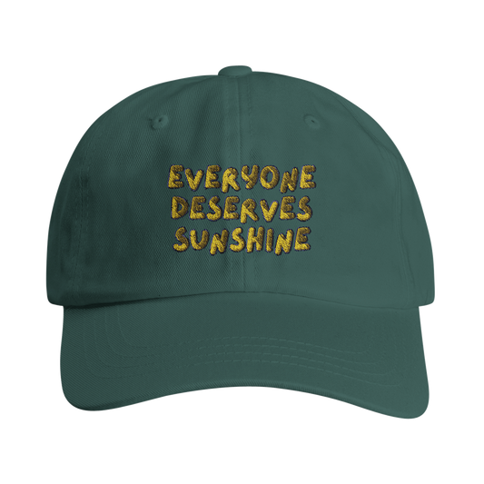 EVERYONE-DESERVES-SUNSHINE-CAP with litle sun to show love and support, best for Kip or Hunter